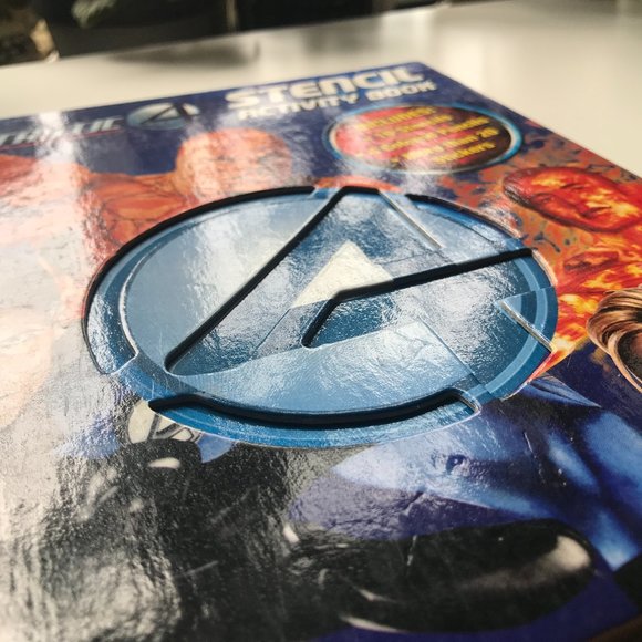 💚 2 for $20 💚 Fantastic 4 - Stencil Activity Book Hardcover - Picture 5 of 14